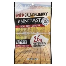 Smoky Sweet Chipotle Wild Salmon Jerky, 50 Grams