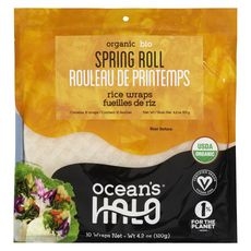 Organic Spring Roll Rice Wraps, 120 Gram