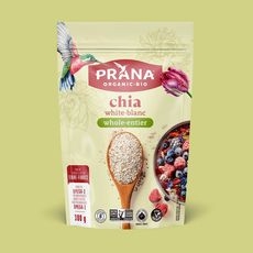 Organic Whole White Chia Seeds, 300 Gram