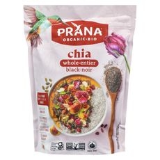 Organic Whole Black Chia Seeds, 1 Kilogram