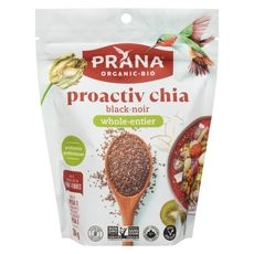 Organic Proactivchia Whole Black Chia Seeds, 284 Gram