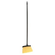 4688500 Duo-Sweep Natural Bristles Unflagged Heavy-Duty Angle Broom with Black Metal Handle, 48 inch Height