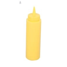 Polyethylene Yellow Squeeze Dispenser, 8 Ounce Capacity