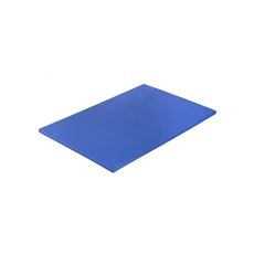 Polyethylene Medium Density Blue Cutting Board, 12 x 18 x 0.5 inch