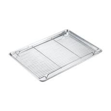 Rectangle Footed Rib Grate, 15 x 25 inch