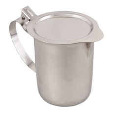 Stainless Steel Stackable Teapot Creamer, 10 Ounce Capacity