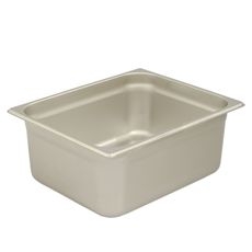 304 Stainless Steel Heavy Weight Anti Jamming Full Size Steam Table Pan, 6 inch Deep