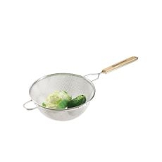 Stainless Steel Double Fine Mesh Strainer, 10.8 inch