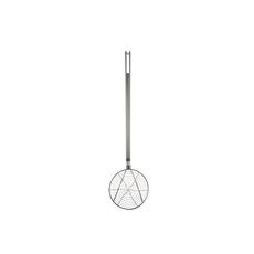 Nickel-Plated Spiral Wire Skimmer, 8 inch Dia Bowl