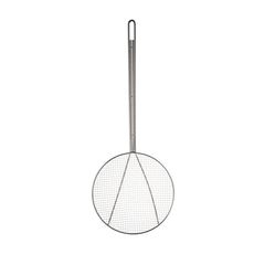 Nickel-Plated Square Mesh Skimmer, 9 inch Dia Bowl