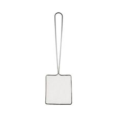 Nickel Plated Square Fine Mesh Skimmer, 6 inch