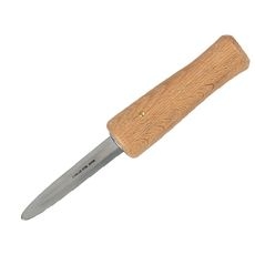 Stainless Steel Oyster Knife with Hardwood Handle, 3 inch