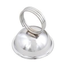 Nickel Plated Menu Card Holder, 2.5 inch