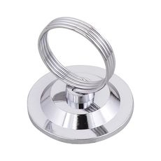 Nickel Plate Menu Card Holder, 2.5 inch