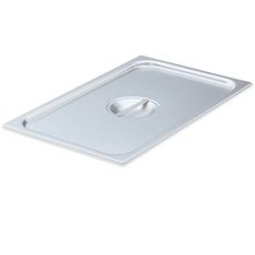 75110 Super Pan V Stainless Steel Two Third Size Solid Cover, 4 x 12.875 x 1.25 inch Overall