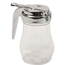 1212 Plastic Serving Jar with Chrome Plated Top, 10 Ounce Capacity