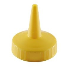 2813-08 Traex Yellow Single Tip Replacement Cap for Squeeze Dispenser