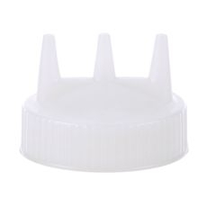 3300-13 Traex Wide Mouth Clear Squeeze Dispenser Tri Tip Replacement Cap