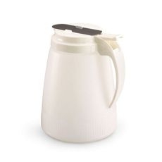 4748-05 Dripcut Plastic Syrup Server with White Plastic Top, 48 Ounce Capacity