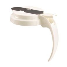 4748T-05 Dripcut White Plastic Server Replacement Top for 48 and 64 Ounce Serving Jar