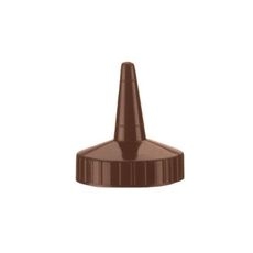 4913-01 Traex Brown Single Tip Replacement Cap for Wide Mouth Squeeze Dispenser