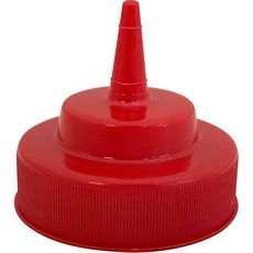 4913-02 Traex Red Single Tip Replacement Cap for Wide Mouth Squeeze Dispenser