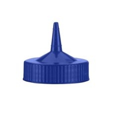 4913-44 Traex Blue Single Tip Replacement Cap for Wide Mouth Squeeze Dispenser
