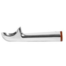 Aluminum Red Size 24 One-Piece Ice Cream Dipper, 1.5 Ounce Capacity