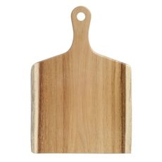 Acacia Wood Serving Board with Handle, 16 x 10 inch