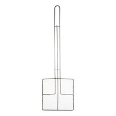 Nickel Plated Square Fine Mesh Skimmer, 6.5 inch