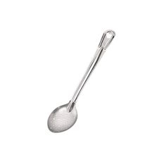 Conventional 1.0 mm Thickness Stainless Steel Perforated Serving Spoon, 11 inch