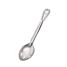 Conventional 1.0 mm Thickness Stainless Steel Slotted Serving Spoon, 13 inch