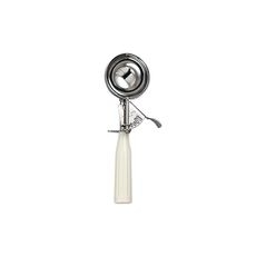 Stainless Steel Size 10 Standard Disher with Ivory Handle, 3.45 Ounce Capacity