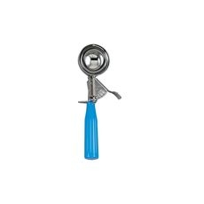 Stainless Steel Size 16 Standard Disher with Blue Handle, 2.25 Ounce Capacity