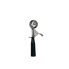Stainless Steel Size 30 Standard Disher with Black Handle, 1.08 Ounce Capacity