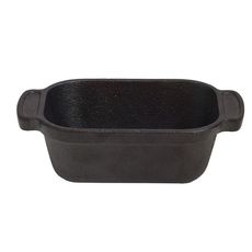 Thermalloy Preseasoned Rectangle Mini Traditional Cast Iron Dish, 10.5 Ounce Capacity