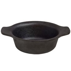 Thermalloy Preseasoned Oval Mini Modern Cast Iron Dish, 12.5 Ounce Capacity