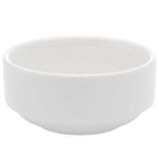 Palm Porcelain White Stacking Bowl, 10.5 Ounce Capacity