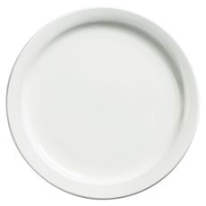 Palm Porcelain White Dessert Plate, 7.25 inch