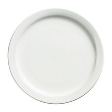 Palm Porcelain White Dinner Plate, 9.5 inch