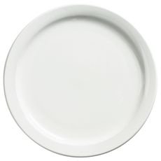 Palm Porcelain White Dinner Plate, 10.4 inch