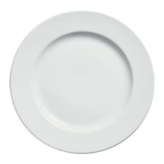 Palm Porcelain White Presentation Plate, 12 inch