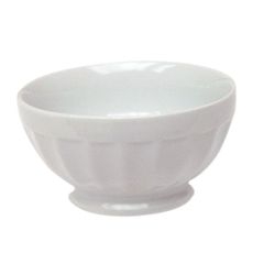 Stoneware White Café Au Lait Bowl, 16 Ounce Capacity