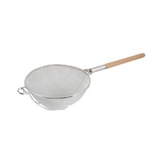 Heavy Duty Rigid Double Mesh Strainer, 10.8 inch Bowl