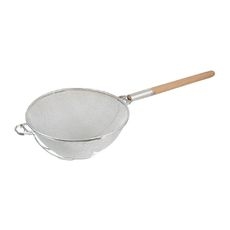 Heavy Duty Rigid Double Mesh Strainer, 12 inch Bowl