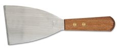 Grill Scraper with Wooden Handle, 8 x 3 inch