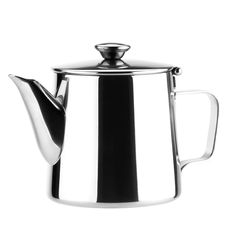Stainless Steel Teapot with Strainer, 12 Ounce Capacity
