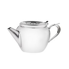 18/8 Stainless Steel Apple Shape Stackable Teapot with Strainer, 12 Ounce Capacity