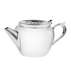 18/8 Stainless Steel Apple Shape Stackable Teapot with Strainer, 32 Ounce Capacity