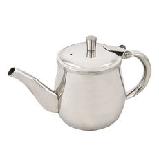 Stainless Steel Gooseneck Teapot, 10 Ounce Capacity
